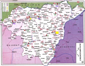 Dungarpur map