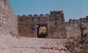 A view of the Sher Garh Fort