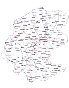 Banswara District Map