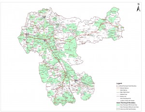 Baran Panchayat Samiti & Ward Map