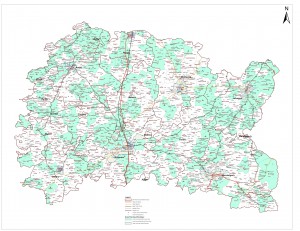 Bhilawara Panchayat Samities & Ward Map