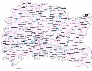 Bhilwara District Map