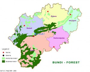 Bundi Forest Map