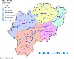 Bundi Rivers map