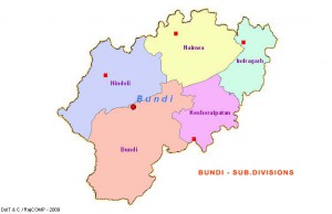 Bundi Sub-Division Map