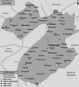 Karauli District Road Map