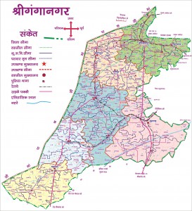 Shri Ganganagar Map