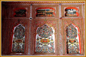 Sone Ki Dukan, Mahansar  Frescoes on the wall