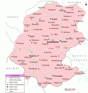 banswara Political map