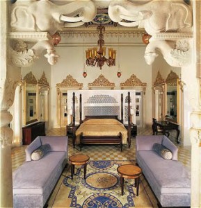 India Udaipur Taj Lake Palace Suite